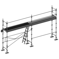 Echafaudage façadier DUO-45 - Lot 28 m2 Echafaudage façadier DUO-45 - Lot 28 m2