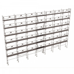 Échafaudage façadier DUO-45+ - Lot 308 m2