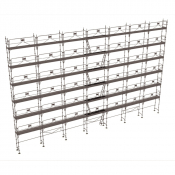 Échafaudage façadier DUO-45+ - Lot 308 m2