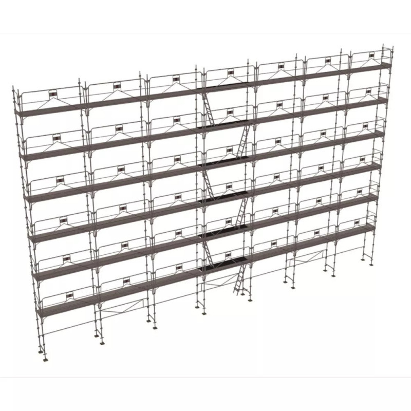Échafaudage façadier DUO-45+ - Lot 308 m2