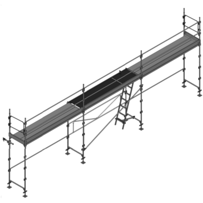 Echafaudage façadier DUO-45 - Lot 40 m2