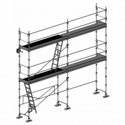 Échafaudage façadier DUO-45 - Lot 42 m2