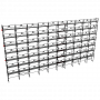 Échafaudage façadier DUO-45 - Lot 496 m2