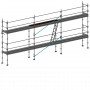 Echafaudage façadier DUO-45 - Lot 50 m2