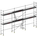 Echafaudage Façadier DUO 45 Lot 60 m2
