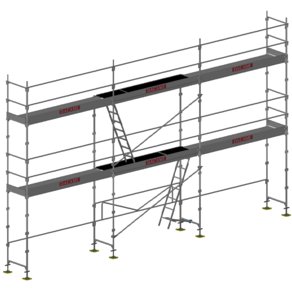 Echafaudage Façadier DUO 45 Lot 60 m2