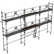 Échafaudage façadier DUO-45+ - Lot 60 m2