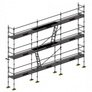 Échafaudage façadier DUO-45 - Lot 70 m2
