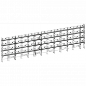 Échafaudage façadier DUO-45+ - Lot 810 m2