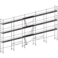 Echafaudage façadier DUO45 Lot 128 m2