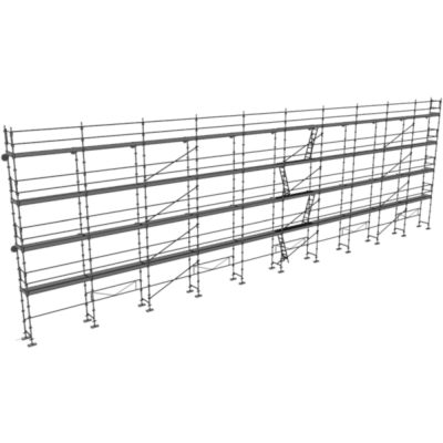 Echafaudage façadier DUO45 Lot 300 m2