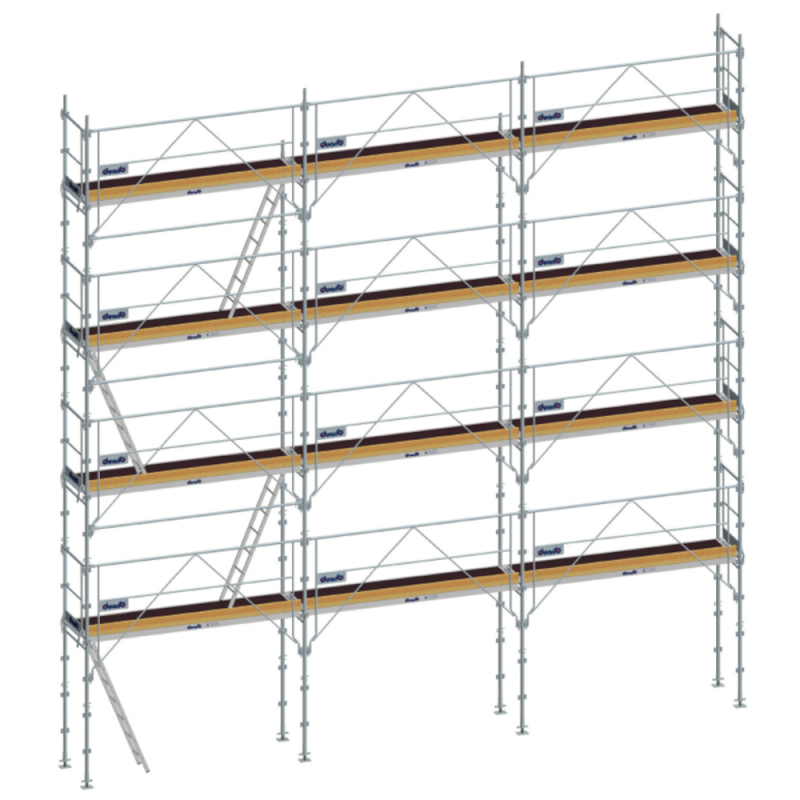 Échafaudage façadier F3000 - Lot 100 m2