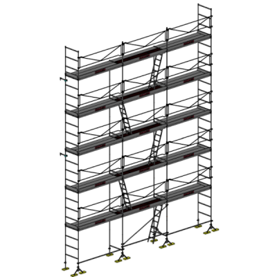 Echafaudage de maçon DCM-49 - Lot de 120 m2