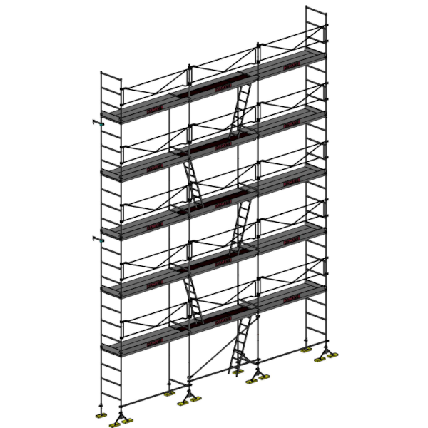 Echafaudage de maçon DCM-49 - Lot de 120 m2