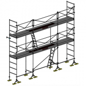 Echafaudage de maçon DCM-49 - Lot de 48 m2