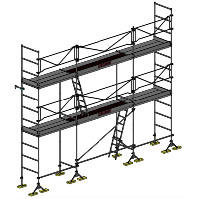 Echafaudage de maçon DCM-49 - Lot de 48 m2