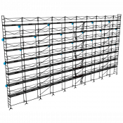 Echafaudage de maçon DCM-49 - Lot de 496 m2