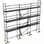 Echafaudage de maçon DCM-49 - Lot de 80 m2