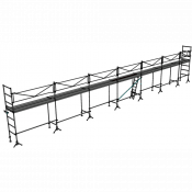 Echafaudage de maçon DCM-49 - Lot de 84 m2