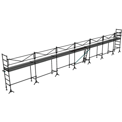 Echafaudage de maçon DCM-49 - Lot de 84 m2