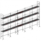 Echafaudage de maçon DCM49 de 128 m2