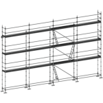 Echafaudage multidirectionnel MEKA-48 - 104 m2
