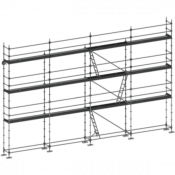 Echafaudage multidirectionnel MEKA-48 - 104 m2