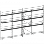 Echafaudage multidirectionnel MEKA-48 - 104 m2