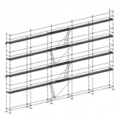 Echafaudage multidirectionnel MEKA-48 - 160 M2