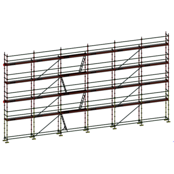 Echafaudage Multidirectionnel MEKA-48 - 190 m2