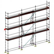 Echafaudage Multidirectionnel MEKA-48 - 80 m2