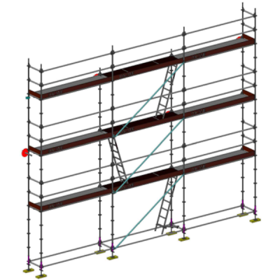 Echafaudage Multidirectionnel MEKA-48 - 80 m2