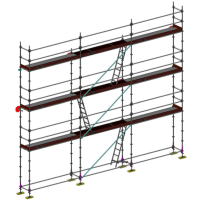 Echafaudage Multidirectionnel MEKA-48 - 80 m2 Echafaudage Multidirectionnel MEKA-48 - 80 m2