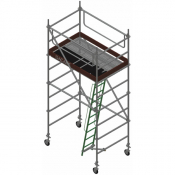 Échafaudage roulant acier SYS-FAST 4-Eco