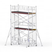 Echafaudage roulant alu longueur 2,27 m et grande largeur 1,30 m