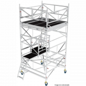 Echafaudage roulant alu plateforme Carré standard de 2 x 2 m