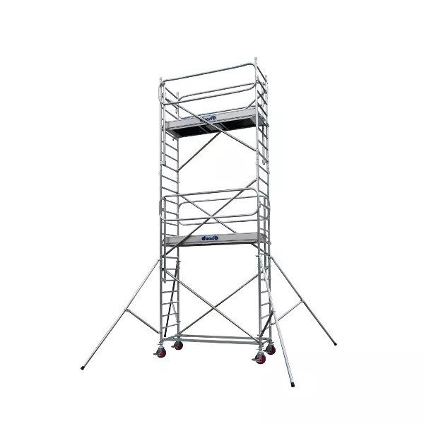 Échafaudage roulant aluminium DOCKER 85 / 2,05 m - Version Garde-corps