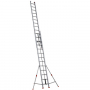 Echelle coulissante alu 2 ou 3 plans à corde avec stabilisateurs