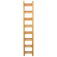 Echelle de toit pliante en bois