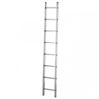 Echelle simple alu avec barre stabilisatrice jusqu'à 6,57 m Echelle simple alu avec barre stabilisatrice jusqu'à 6,57 m