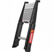 Échelle télescopique PRIME + Stabilisateurs + Pieds de sécurité