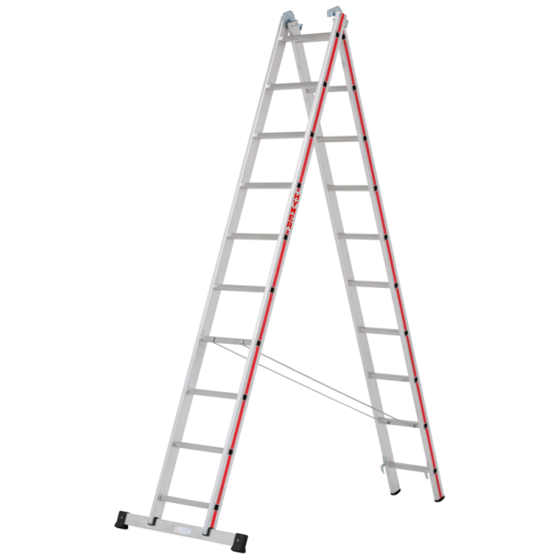 Echelle alu transformable 2 plans - 4045