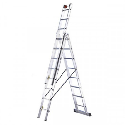 Echelle simple transformable 3 plans