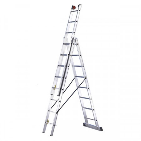 Echelle simple transformable 3 plans