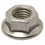 Ecrous a embase crantée INOX A2 DIN 6923