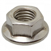 Ecrous a embase crantée INOX A4 DIN 6923
