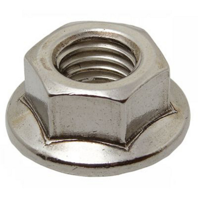 Ecrous a embase crantée INOX A4 DIN 6923