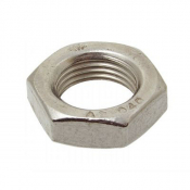 Ecrous bas hexagonaux Filetage métrique pas fin INOX A2 DIN 439