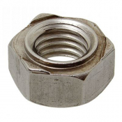 Ecrous hexagonaux à souder INOX A2 DIN 929