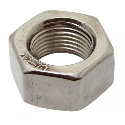 Ecrous hexagonaux filetage métrique pas fin INOX A2 DIN 934